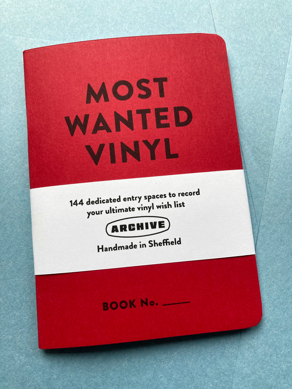 A6 Most Wanted Vinyl Log Book