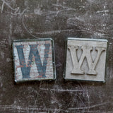 Sheffield Typography Magnet "W"