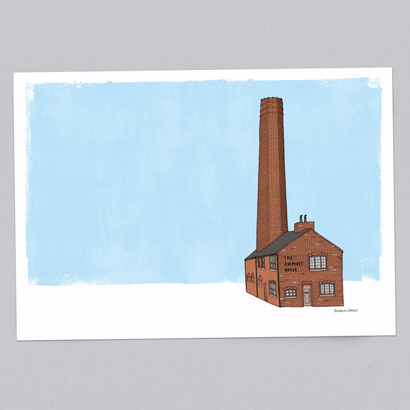 The Chimney House Sheffield A3 Colour Print