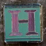 Sheffield Typography Magnet "H"