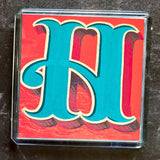 Sheffield Typography Magnet "H"