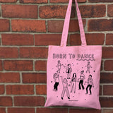 Born to Dance Screenprinted Tote Bag