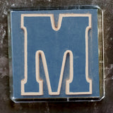 Sheffield Typography Magnet "M"