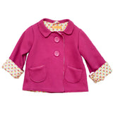 Age 4 Kids Pink Wool Coat
