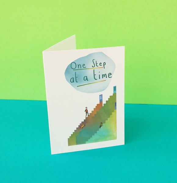 One Step at a Time Card