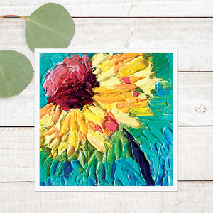 Floral Card 16 - Sunflower